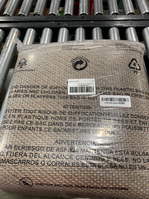 Photo 1 of Wonnitar Farmhouse 5x8 Braided Living Room Rug, Washable Area Rug for Dining Room Non-Slip Rubber Rug Bedroom Area Rugs, Neutral Braided Woven Floor Carpet for Kitchen Mud Room (Grey/Khaki,5'x8')