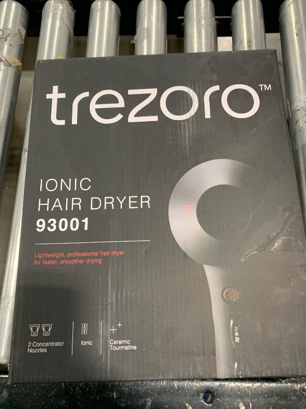 Photo 2 of Professional Ionic Hair Dryer for Salon - 2200W Powerful Blow Dryer - Lightweight Travel for Normal & Curly Hair Includes Volume Styling Nozzle