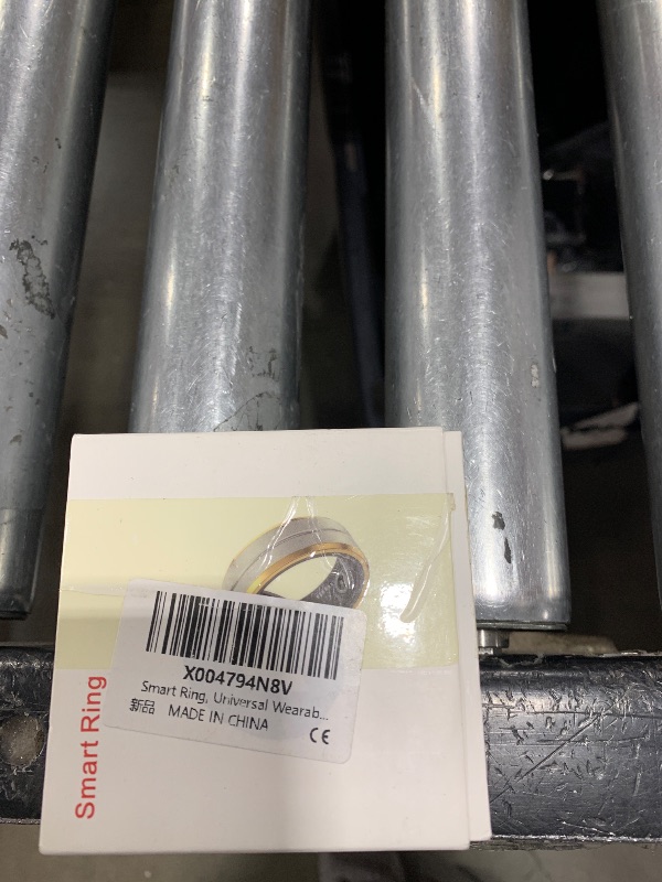 Photo 1 of Smart Ring, Universal Wearable Health with App, Sports Ring with Heart Rate Monitor, Sleep Monitor, Temperature, Pedometer, IP68 Waterproof, Life (18.2mm/0.72in)