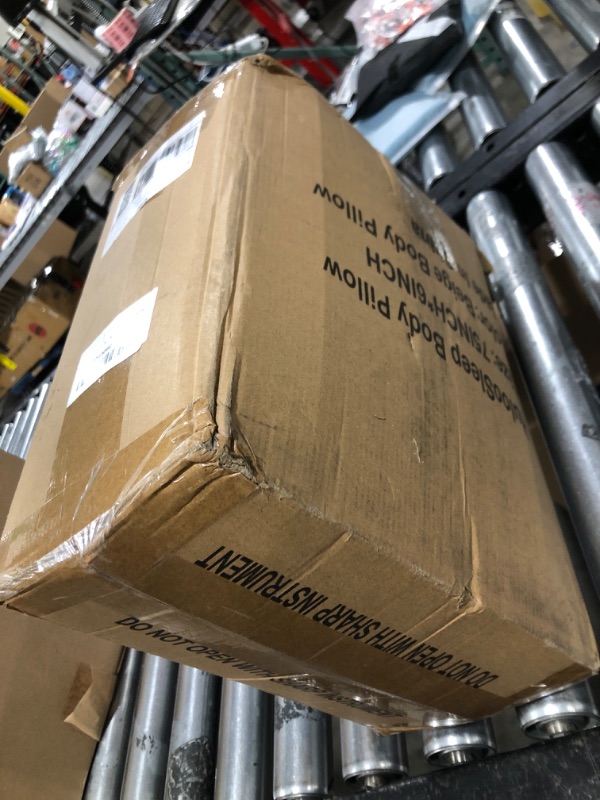 Photo 1 of Huloo Sleep Long Body Pillow for Adults,Full Body Pillow with Velvet Pillowcase,Round Bolster Pillow for Sleeping,Hug Pillow(Beige,75×6 inch)