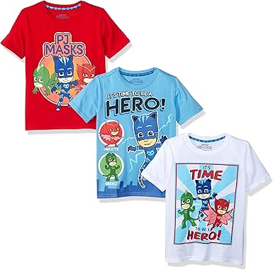 Photo 1 of PJ MASKS Toddler Baby Boys' 3 Pack Short Sleeve Graphic T-Shirt SIZE 2T