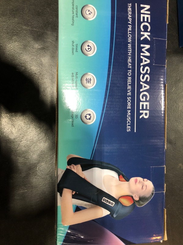 Photo 2 of Neck Massager for Pain Relief Deep Tissue - Gifts for Women Mom,Shiatsu Back and Neck Massager,Back Massager with Heat(NOT Cordless)