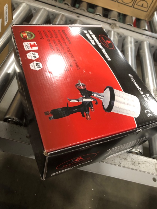 Photo 1 of AEROPRO Tools R500 LVLP Air Spray Gun with 22 Ounce Disposable Paint Cups, A610 Paint Guns Automotive, Car Paint Gun Sprayer, Paint Gun for House Painting, Car, Furniture, Varnish and Top Coat