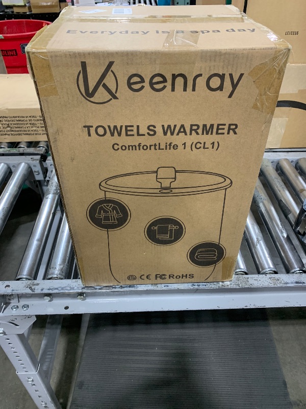 Photo 2 of Keenray Upgraded Towel Warmer Bucket, Large Towel Warmer with 3 Heating Modes, Heat Time 30/45/60 Min Adjustable and Up to 24 Hour Delay Timer, Towel Heater for Oversize Bathrobes Blankets
