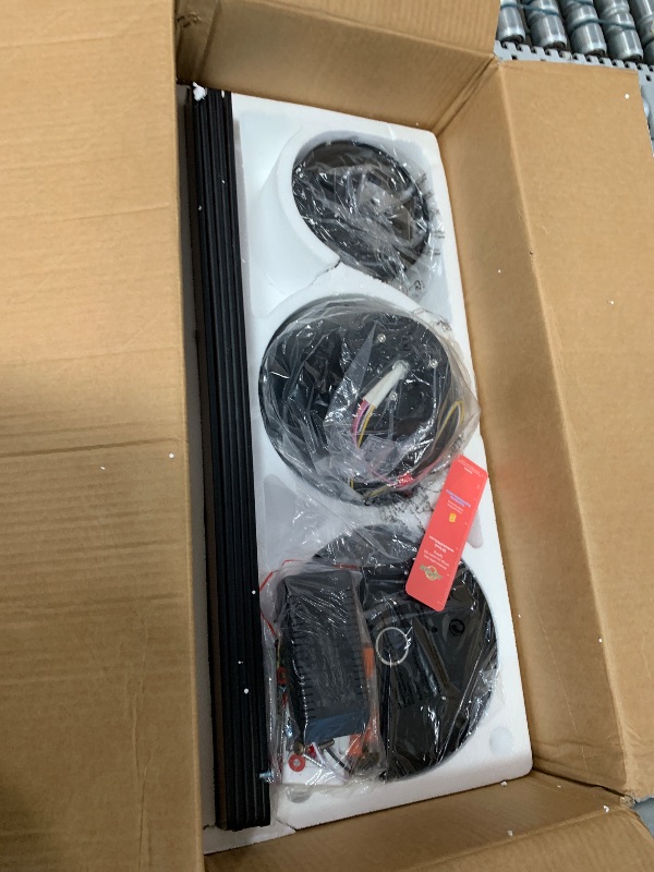 Photo 1 of ***PARTS ONLY***JOFIOS Ceiling Fans with Lights, 52 inch Ceiling Fan with Light and Remote,Flush Mount, Noiseless, Remote Control, 6 Speeds, Reversible, Dimmable, 3CCT, Black Ceiling Fan for Bedroom, Living Room