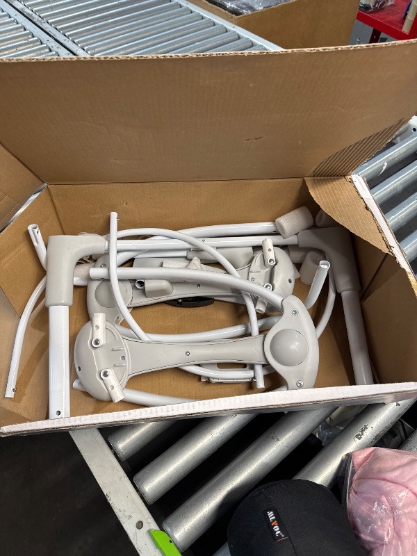 Photo 1 of (PARTIAL SET) (USED/FAIR) Ingenuity ConvertMe 2-in-1 Compact Portable Automatic Baby Swing & Infant Seat, Battery-Powered Vibrations, Nature Sounds, 0-9 Months 6-20 lbs (Raylan)
