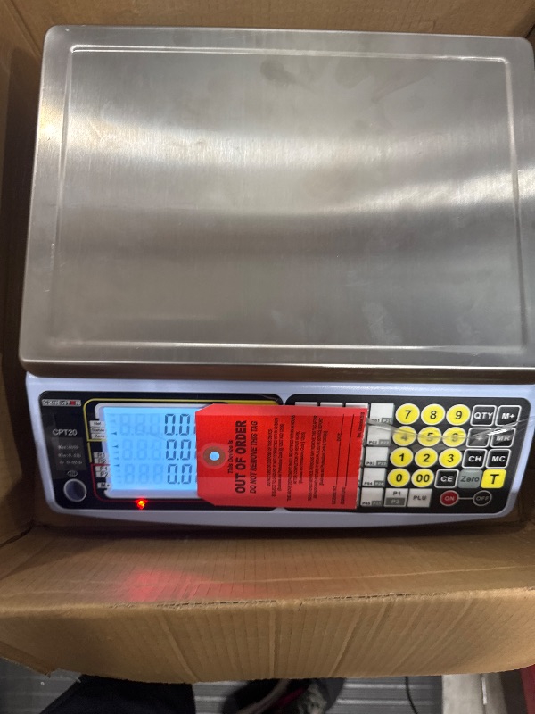 Photo 1 of ***SEE NOTES***Bonvoisin Price Computing Scale 66 lb Commercial Food Produce Scale for Farmers Markets, COC # 14-041