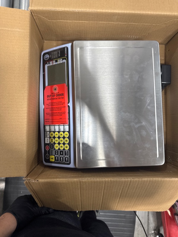 Photo 1 of ***SEE NOTES***Bonvoisin Price Computing Scale 66 lb Commercial Food Produce Scale for Farmers Markets, COC # 14-041