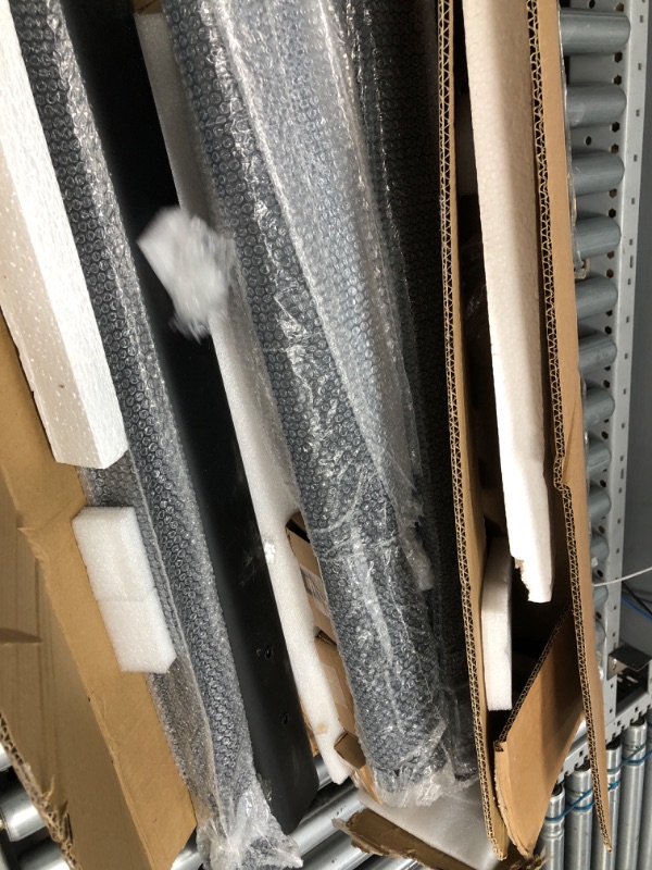 Photo 2 of LOVMOR 2 Pack 4 Step Hand Rails for Outdoor Steps, Wrought Iron Railing, Exterior Hand Railing for Steps, Porch Railing Kit (3-4 Steps Handrail)