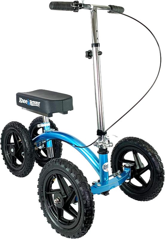 Photo 1 of 
KneeRover Quad All Terrain Knee Scooter for Adults for Foot Surgery Heavy Duty Knee Walker for Broken Ankle Foot Injuries Recovery - Leg Scooter Best Knee