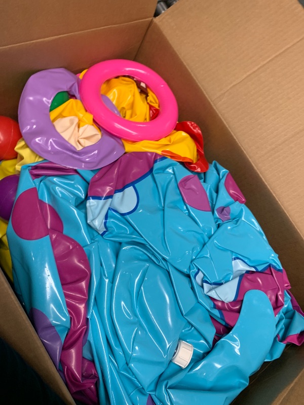 Photo 1 of *UNKNOWN OF ANY MAJOR DAMAGES*Intex 11' x 7.5' x 44" Dinoland Play Center Kiddie Inflatable Outdoor Swimming Pool