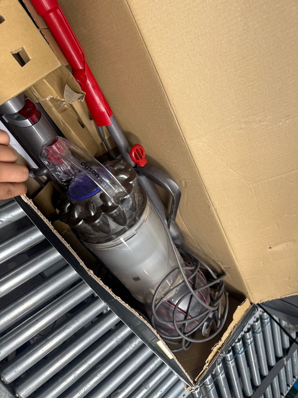 Photo 1 of (damaged)(powers on)(sold for parts) Dyson Ball Animal 3 Upright Vacuum Cleaner (Nickel)