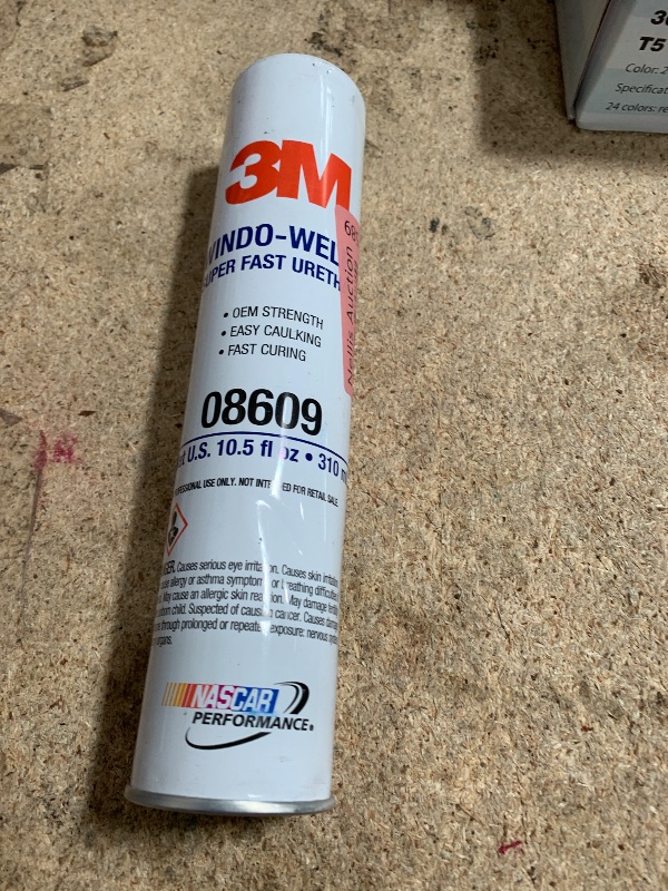 Photo 1 of 3M 08609 Window-Weld Super Fast Urethane Black Cartridge - 10.5 fl oz.