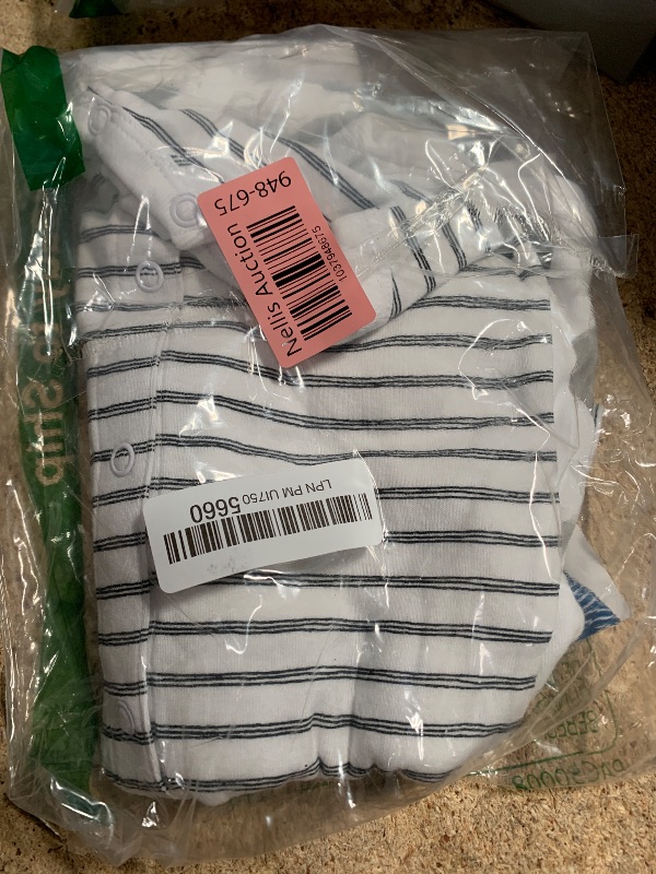 Photo 1 of **Only two** Simple Joys by Carter's Baby 3-Pack Snap-up Rompers, Panda/Stripe/Whales, 6-9 Months