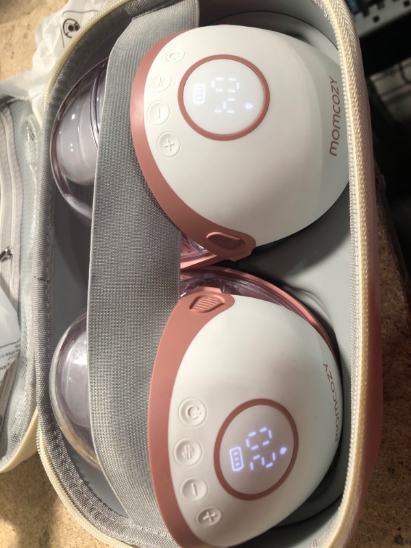 Photo 1 of *FOR PARTS ONLY* Momcozy Breast Pump Hands Free Mobile Style, Leak-Proof, Quiet & Comfortable for On-The-Go Pumping