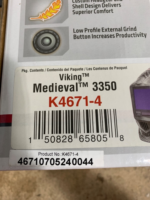 Photo 1 of *AUTO DARKENING NOT WORKING* Lincoln Electric VIKING 3350 Code Red Welding Helmet