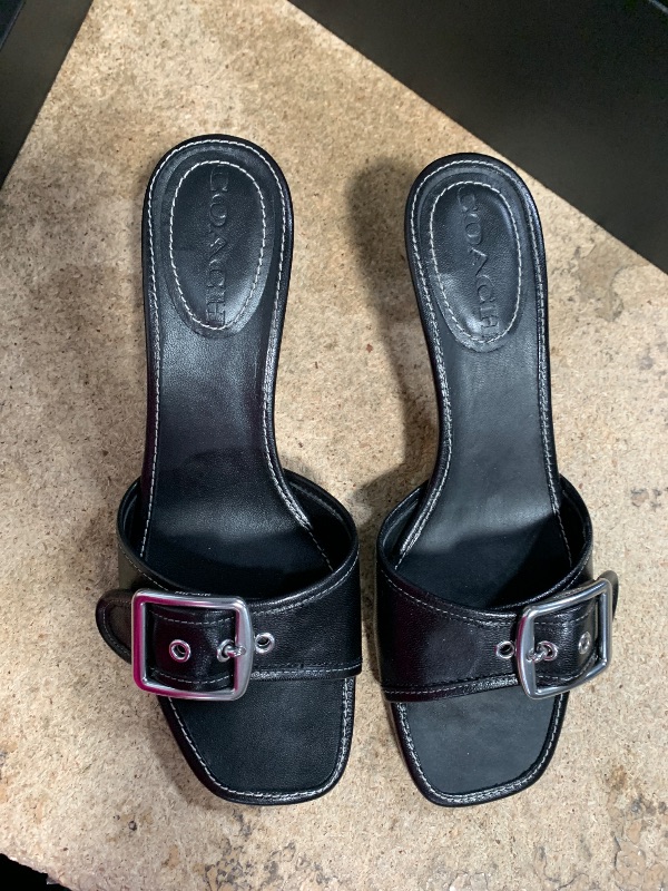 Photo 1 of **SEE NOTES**Coach Women's Margot Sandal Platform, Black, 6.5