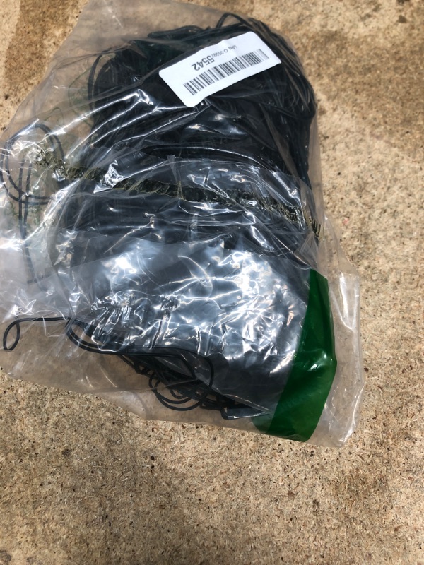 Photo 1 of *MISSING STAKE* Solar Net Lights Outdoor, 100 LED 5Ft x 5Ft Bush Net Light Outdoor Mesh Lights Auto On/Off 8 Modes for Tree Fence Backyard Bush Decor (Warm White)