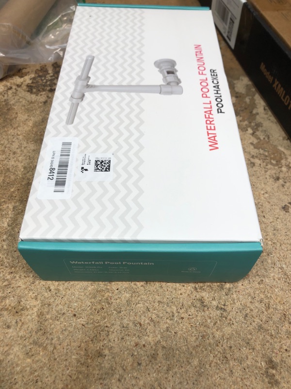 Photo 1 of [Patent Pending] POOLHACKER 2025 Upgrade Pool Fountain - Dual Spray Water Fountains for Above Ground/Inground Pools, 2-in-1 Adjustable Waterfall Pool Sprinkler Fountain (for in-tex & for Best-Way)