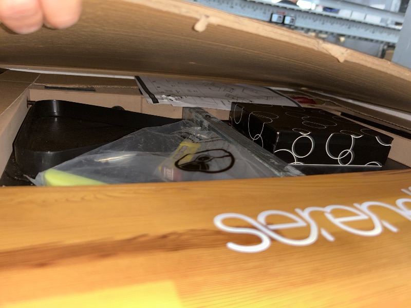 Photo 1 of SereneLife 4.5ft Folding Pool Table, 55in Portable Foldable Billiards Game Table for Kids and Adults with Accessories, Indoor and Outdoor Games with Sticks, Cue, Balls and Triangle, Blue