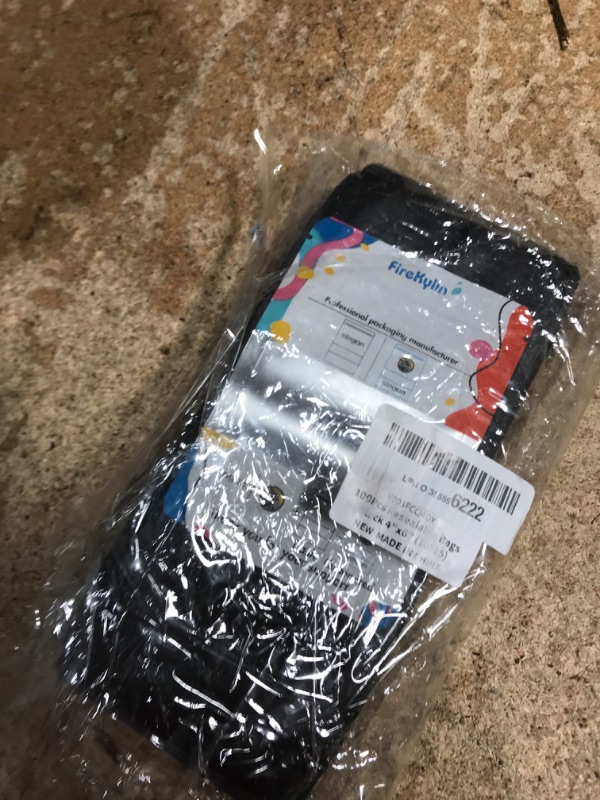 Photo 1 of 100 Pack Resealable Stand Up Bags,Smell Proof Pouch Sealable Foil Pouch Bags for Packaging (Black, 4" x 6")