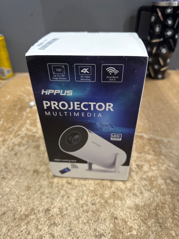 Photo 1 of [180°Freestyle & Auto Keystone]Projector with 5G WiFi and Bluetooth HIPPUS,,Mini Portable Projector for iphone,1080P Supported ,Zoom, Movie Projector Compatible with TV Stick, iOS, Android, PS5