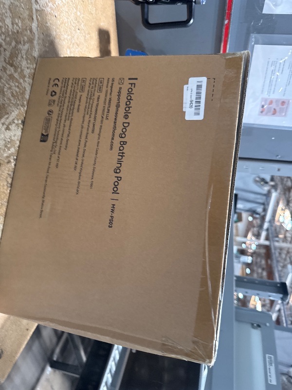 Photo 1 of Meowant Foldable Dog Pool, Hard Plastic Dog Swimming Pools for Large Dogs, Collapsible Plastic Kid Pet, Portable Bathing Tub Kiddie Pool for Dogs (XL-63'' × 12'')