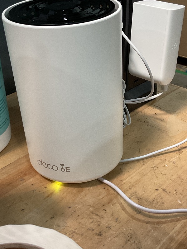 Photo 1 of *UNABLE TO TESTED* TP-Link ???? XE75 AXE5400 Tri-Band WiFi 6E Mesh System - Covers up to 2900 Sq.Ft, Replaces WiFi Router and Extender, AI-Driven Mesh, New 6GHz Band, 1-Pack