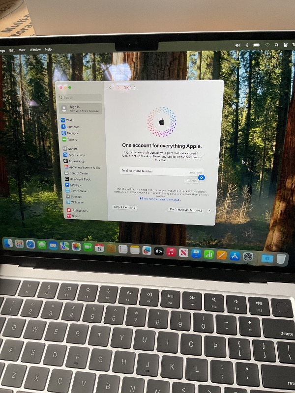 Photo 1 of *CHECK NOTES*  Apple 2025 MacBook Air 13-inch Laptop with M4 chip: Built for Apple Intelligence, 13.6-inch Liquid Retina Display, 16GB Unified Memory, 256GB SSD Storage, 12MP Center Stage Camera, Touch ID; Silver
