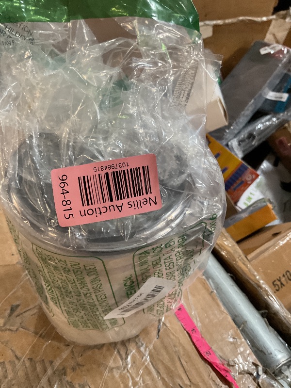 Photo 1 of ***(LID IS CRACKED)***Oggi Stainless Steel Coffee Canister 62 fl oz - Airtight Clamp Lid, Warm Gray, Tinted See-Thru Top - Ideal for Coffee Bean Storage, Ground Coffee Storage, Kitchen Storage, Pantry Storage. 5 x 7.5