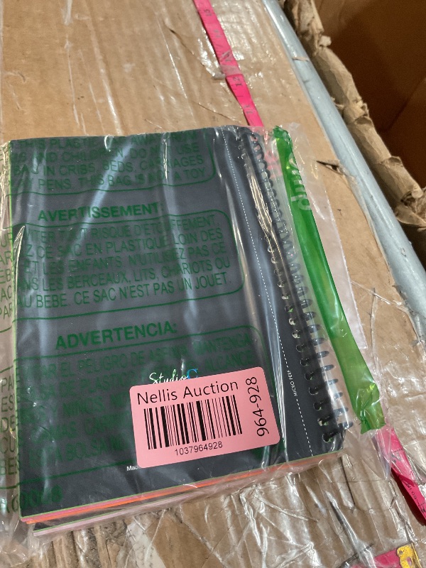 Photo 1 of  Wirebound College Ruled Note Books, Bright Neon Colored Lined Paper, Perforated Notepad Memo Books -