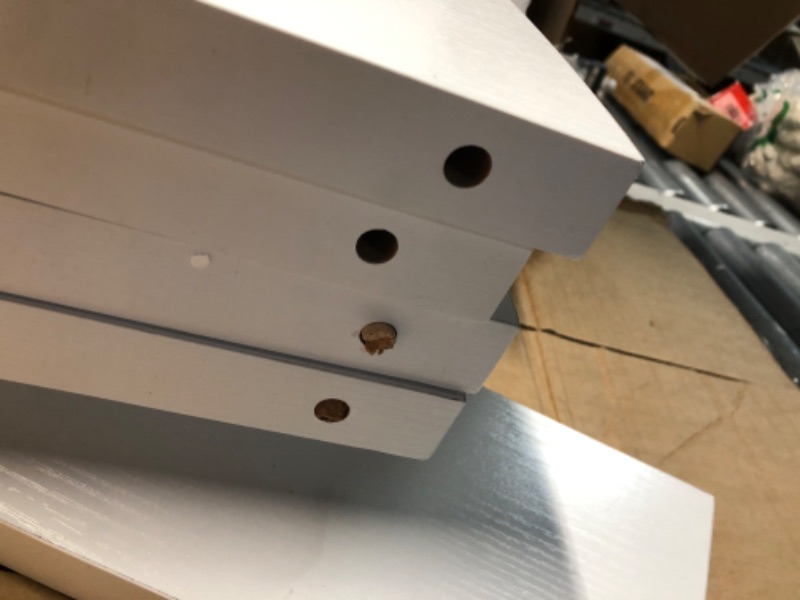 Photo 1 of ***MAJOR DAMAGE - INCOMPLETE - SEE COMMENTS***
Tribesigns Round Dining Table Wood Kitchen Table for Dining Room, 47 in Dinning Room Tables for 4-6, Circle Dinner Table with Wooden Tabletop and Cross Base for Kitchen, White
