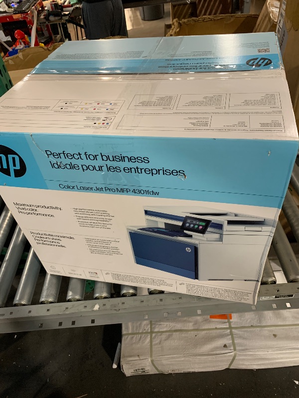 Photo 1 of HP Color LaserJet Pro MFP 4301fdw Wireless All-in-One Color Laser Printer, Scanner, Copier, Fax, Best-for-Office