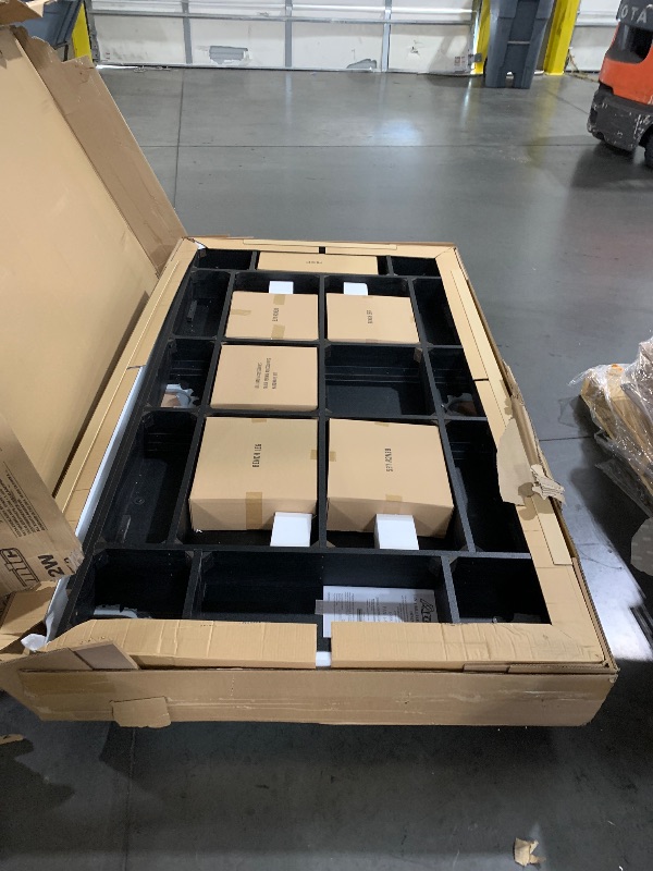 Photo 1 of *****PARTS ONLY *****SEE NOTES ***TRUCK/TRAILER PICKUP ONLY***Atomic Hampton 3-in-1 Combo Table - Billiards, Ping Pong, and Dining Table All-In-One - Instant Transformation - Premium Black Felt - XL Bench Storage for All Accessories - Modern Design