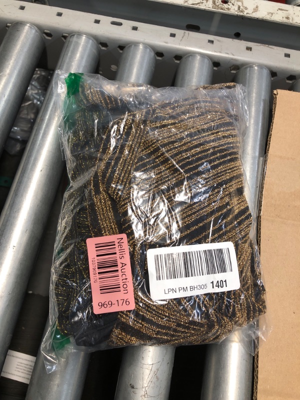 Photo 1 of (MEDIUM) (BAGGED) RED DOT BOUTIQUE 813-Black Sheer Mesh Long Sleeves Wrapped V Neck Club Sparkle Sequins Dress Plus Size (Glitter Gold, M)