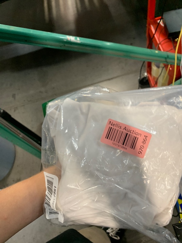 Photo 1 of (SMALL) (BAGGED) KevaMolly Basic White T Shirts for Women UPF 50+ Short Sleeve Casual Solid Summer Tops Trendy Solid Loose Fit Tshirt S