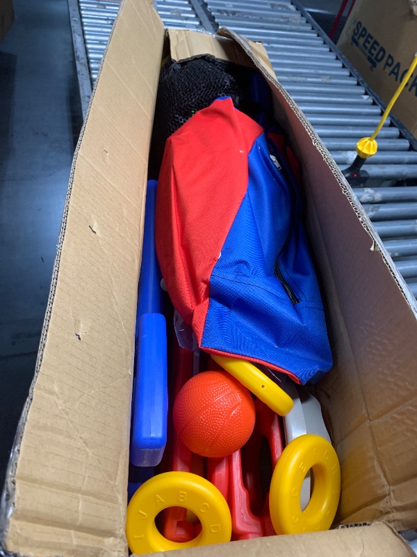 Photo 1 of Tigasy Giant 4 Row Game with Carrying Bag and Mesh Fabric .Giant 4-to-Score Game Set Suitable for Indoor and Outdoor Holiday Parties and Family Gatherings.? Blue red?