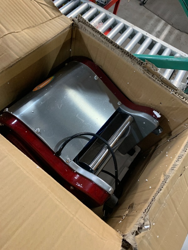 Photo 1 of Newhai Commercial Electric Pasta Maker, Automatic Noodle Machine, 2-in-1 Heavy Duty Dough Roller Pressing Machine, with 2mm/6mm Blade, 550W Stainless Steel (with a 2mm/6mm dual use blade)