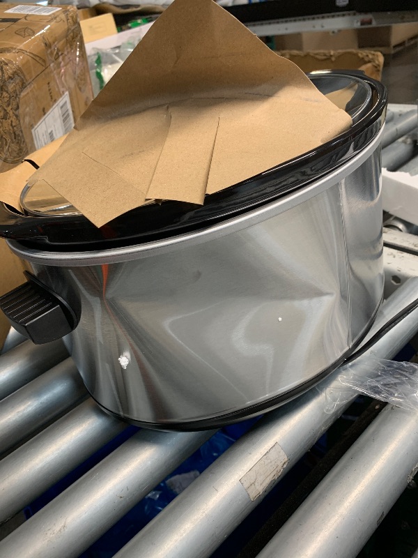Photo 1 of (damaged)(see images) Elite Gourmet MST-900D 8.5Qt Digital Programmable XL Jumbo Slow Cooker, Adjustable Temp, Entrees, Sauces, Stews & Dips, Dishwasher Safe Glass Lid & Crock, Stainless Steel