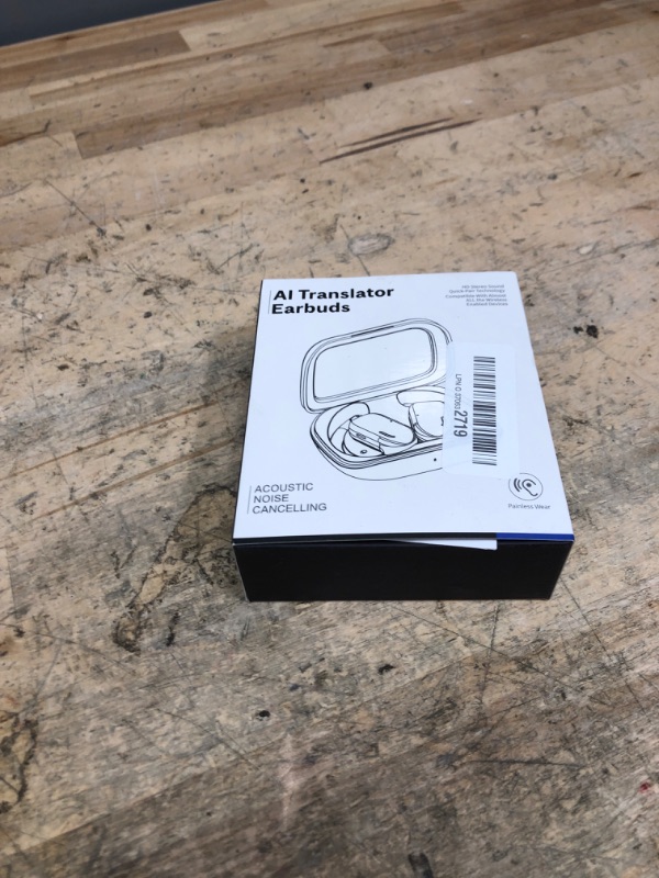 Photo 1 of AI Language Translator Earbuds, OWS Real-Time 3-in-1 Translation Earbuds 144 Languages & Accents, Translation Device for Travel Business Learning, Black