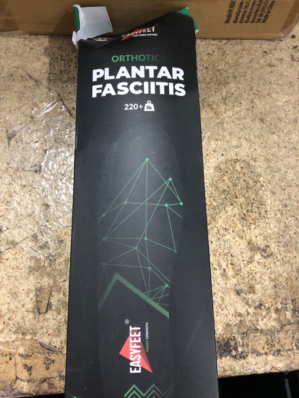 Photo 1 of 220+ lbs Plantar Fasciitis High Arch Support Insoles Men Women - Flat Feet Orthotic Inserts Standing All Day - Work Boot Shoe Insoles - Shoe Sole Flat Foot Heavy Men, xl