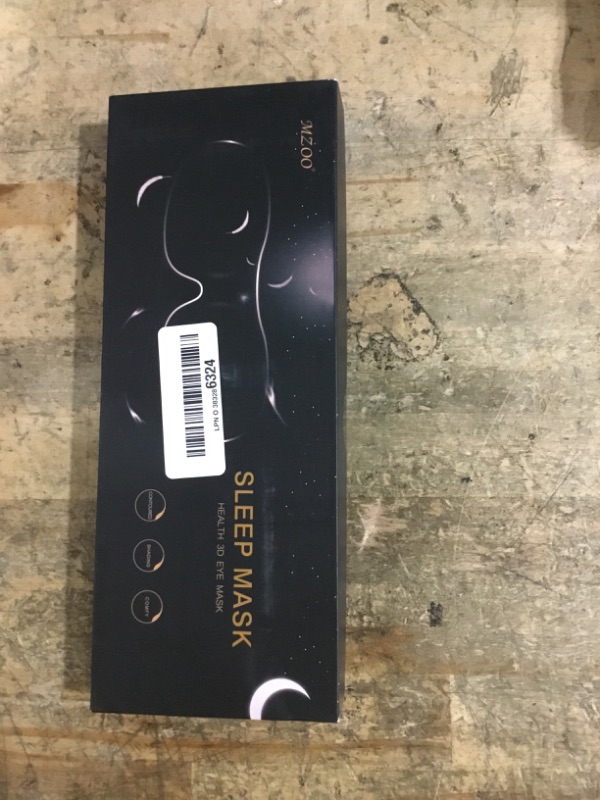 Photo 1 of MZOO Sleep Eye Mask for Side Sleeper Men Women, Zero Eye Pressure 3D Sleeping Mask, Light Blocking Patented Design Night Blindfold, Soft Eye Shade Cover for Travel, Black