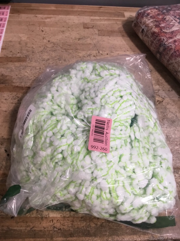 Photo 1 of 3 Pack Mop Head Replacement for Libman Tornado, Spin Mop Replacement Head Compatible with Libman, Easy to Replace, Machine Washable, Green and White
