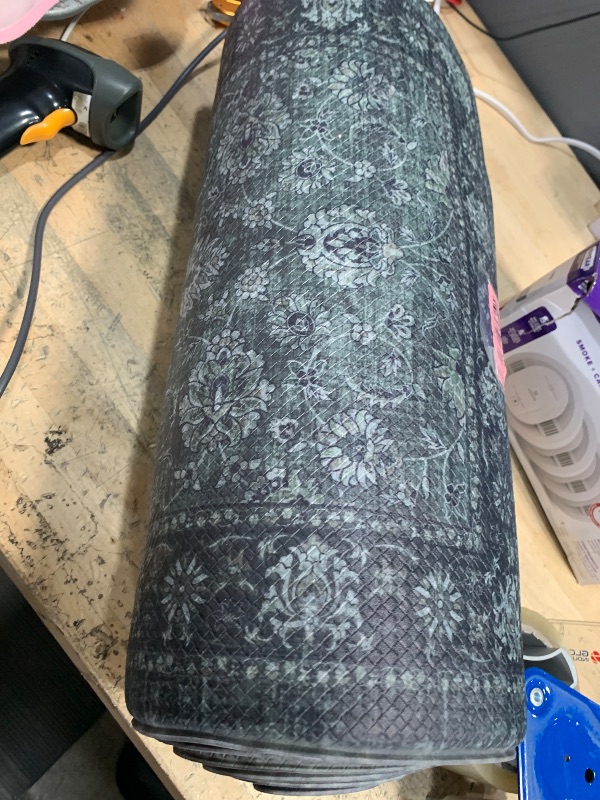 Photo 1 of KIMODE Anti Fatigue Kitchen Mats for Floor, Farmhouse Kitchen Rugs Sets of 2, Non Slip Waterproof Kitchen Floor Mats, Memory Foam Kitchen Mat for Sink, Laundry, Office, Desk Green 17"x59"+17"x29"