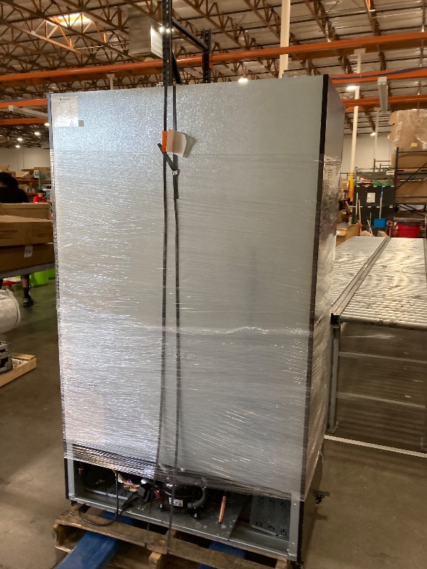 Photo 1 of **********DOES NOT COOL, FOR PARTS ONLY/NEEDS PREOFESSIONAL REPAIR**************
AAOBOSI Commercial Merchandiser Refrigerator,27.02 Cu.Ft Glass Door Display Refrigerator,Upright Beverage Cooler Fridge with Soft LED Light, Customizable Lightbox,Universal C