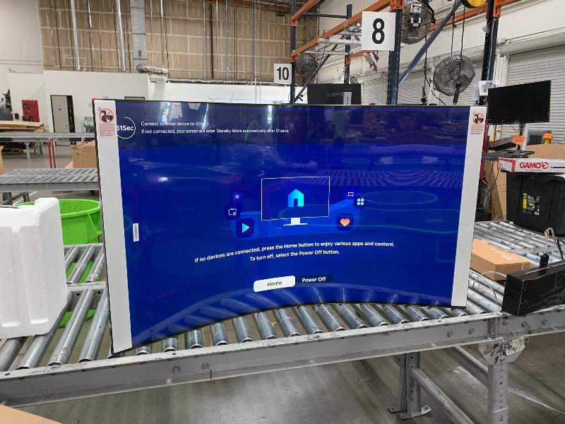 Photo 1 of (dysfunctional, for parts, turns on*)____Samsung 55" Odyssey Ark 2nd Gen 4K UHD 1000R Curved Gaming Monitor, 165Hz, 1ms, 4 Input Multi View, Quantum Mini-LED, AMD FreeSync Premium Pro, HDR 10+, Height Adjustable Screen, LS55CG970NNXGO
