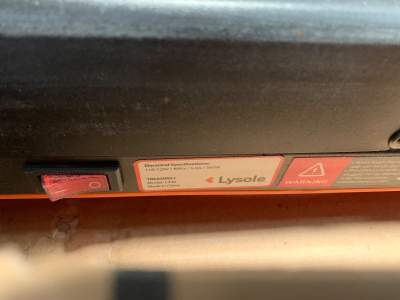 Photo 1 of **************MISSING POWER CORD AND REMOTE*******************
Lysole Walking Pad Treadmill with Incline,Treadmills for Home and Office,340 Lb Capacity,4 in 1 Portable Under Desk Treadmill with APP and Remote Control,Large LED Display