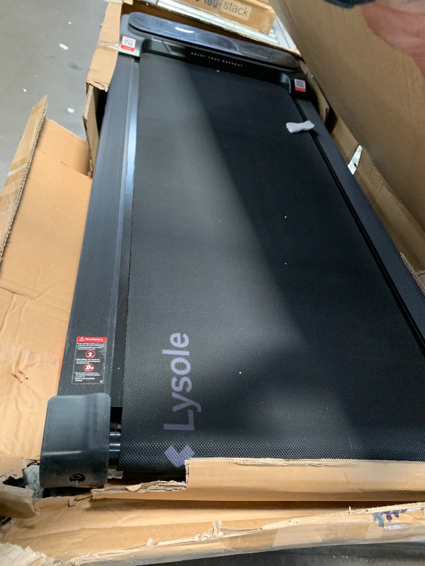 Photo 1 of **************MISSING POWER CORD AND REMOTE*******************
Lysole Walking Pad Treadmill with Incline,Treadmills for Home and Office,340 Lb Capacity,4 in 1 Portable Under Desk Treadmill with APP and Remote Control,Large LED Display