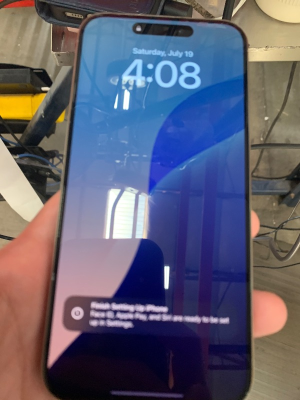Photo 1 of ***** DEAF/BLIND SETTING IS ON AND CANNOT BE REMOVED *** (icould locked) (may need to contact apple) Apple iPhone 15 Pro Max, 256GB, Natural Titanium 