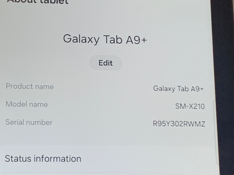 Photo 1 of Samsung Galaxy Tab A9+ Plus 11” 64GB Android Tablet, Big Screen, Quad Speakers, Upgraded Chipset, Multi Window Display, Slim, Light, Durable, Kids Friendly Design, US Version, 2024, Silver